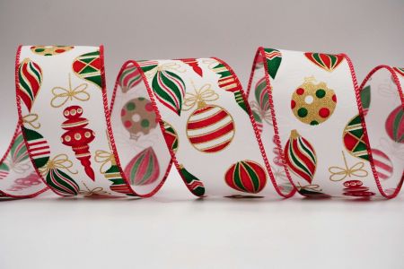 Retro Christmas Ornaments Ribbon_KF6997GC-1-7_albus